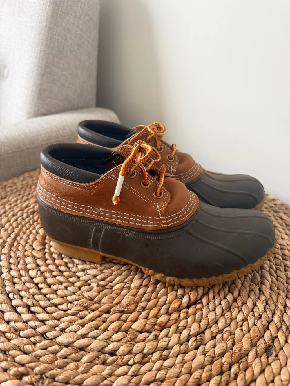 L.L. Bean Brown Moc Duck Boots